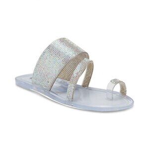 INC International Concepts Silver Sandals